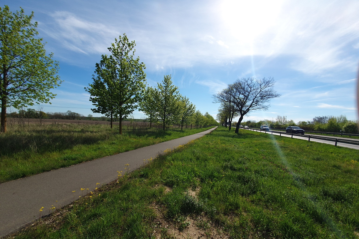 Förderung - Radweg an der B1/B5