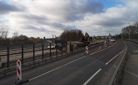 B 1 Potsdamer Straße: Aufhebung der Umleitung am 30. April 2024