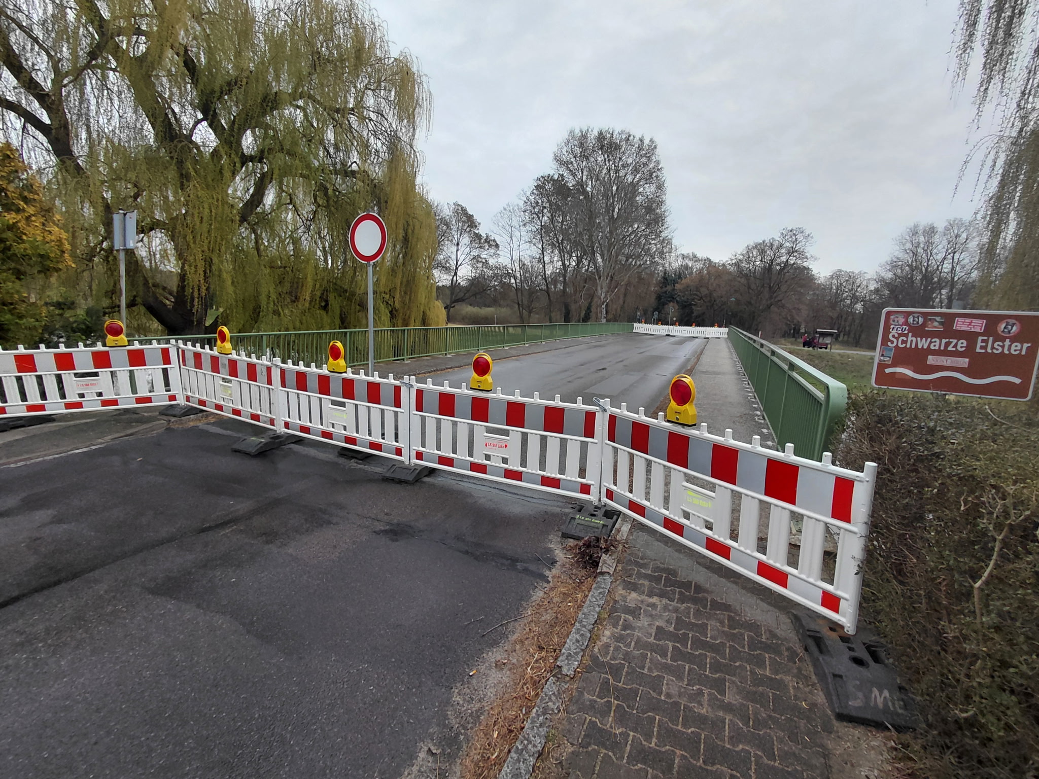 Absperrung L65 Wahrenbrück