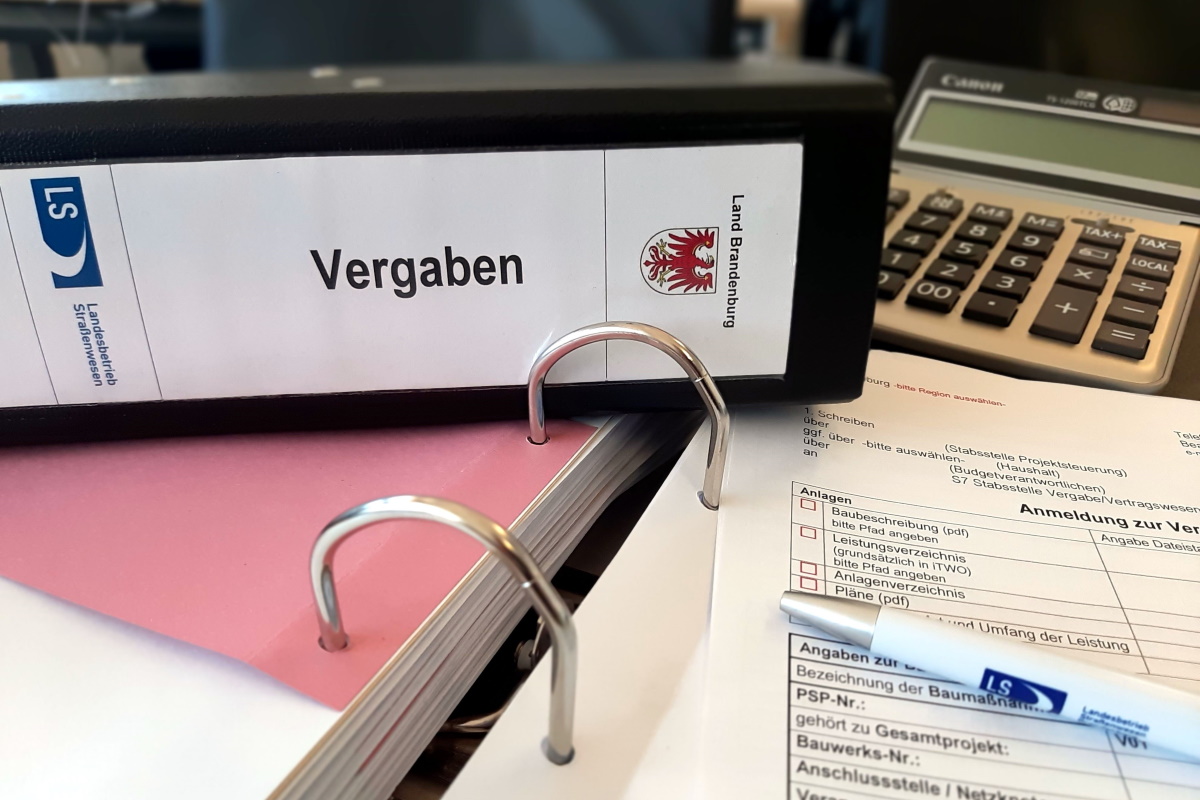 Vergabeunterlagen des Landesbetriebs Straßenwesen Brandenburg Vergabeunterlagen des Landesbetriebs Straßenwesen Brandenburg
