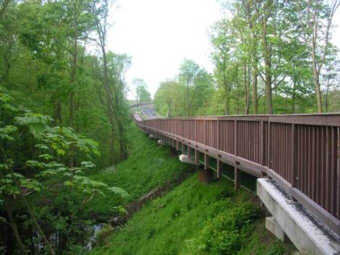 Radwege – B 112: Radweg Lebus bis Frankfurt (Oder) - Radwegeführung über Holzbrücke